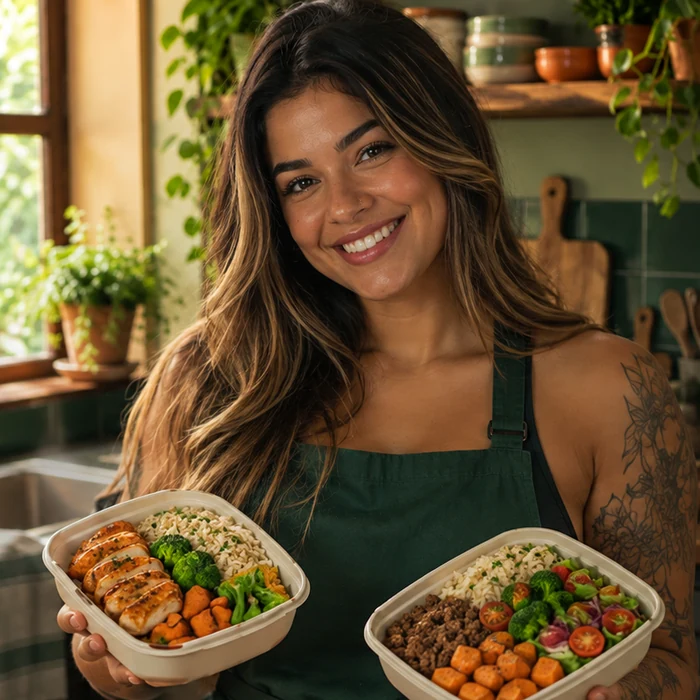 Nicole, criadora de conteúdo da Marmitas Fitness 2.0